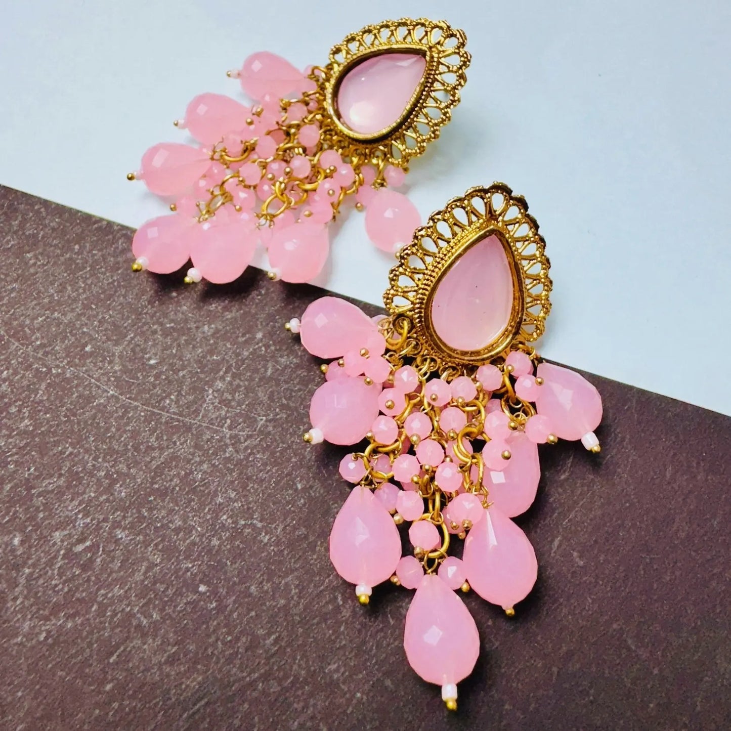 Regal Bead Earrings.